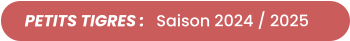 PETITS TIGRES :   Saison 2024 / 2025